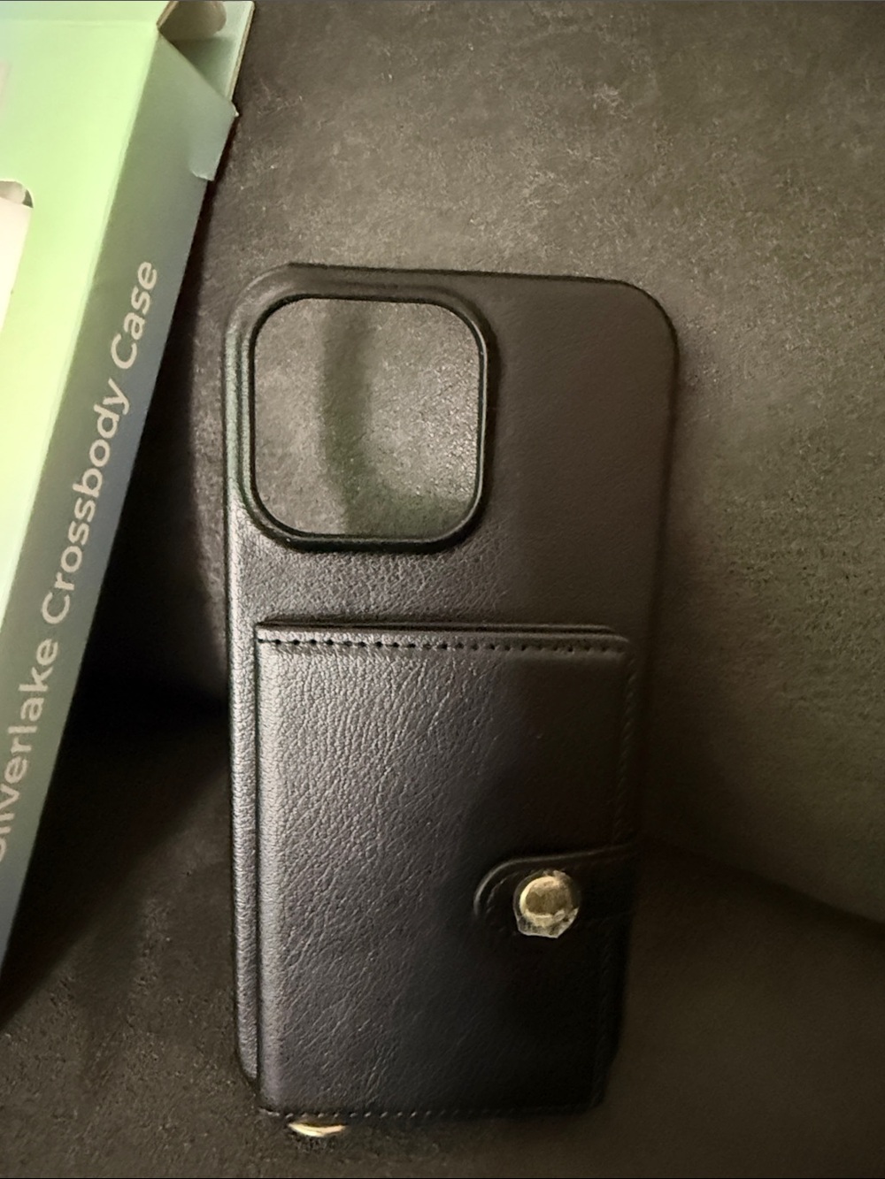 Silverlake Crossbody Case for iPhone 15 Pro Max — Black